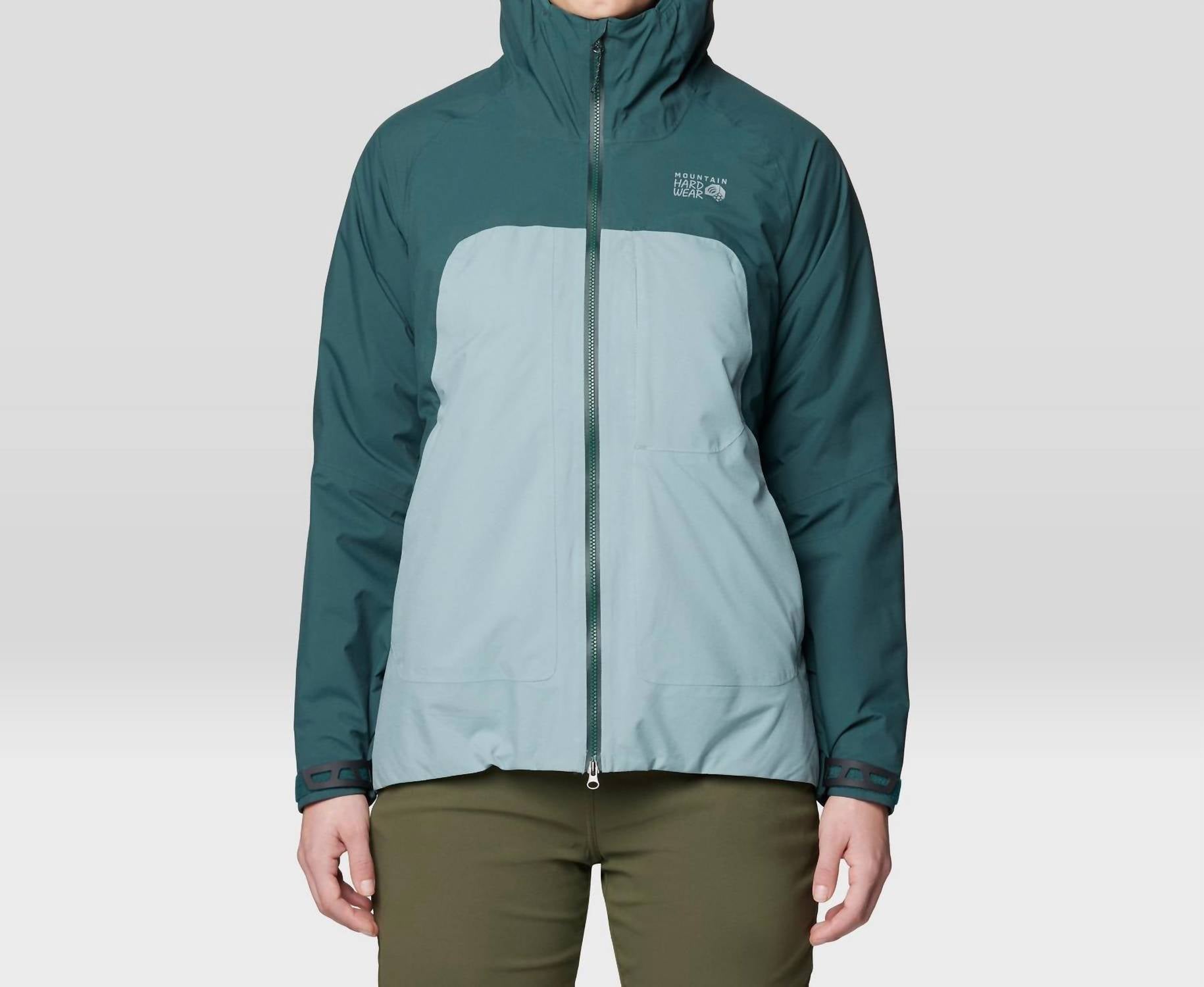 Mountain Hardwear Stretch Ozonic Insulated Jacket in blue sage verve - women's jacket - view 4