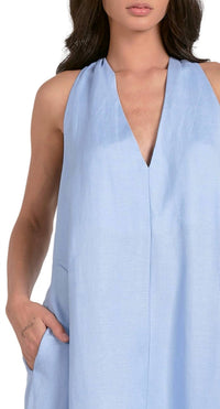 Elan - V-neck Sleeveless Maxi Dress