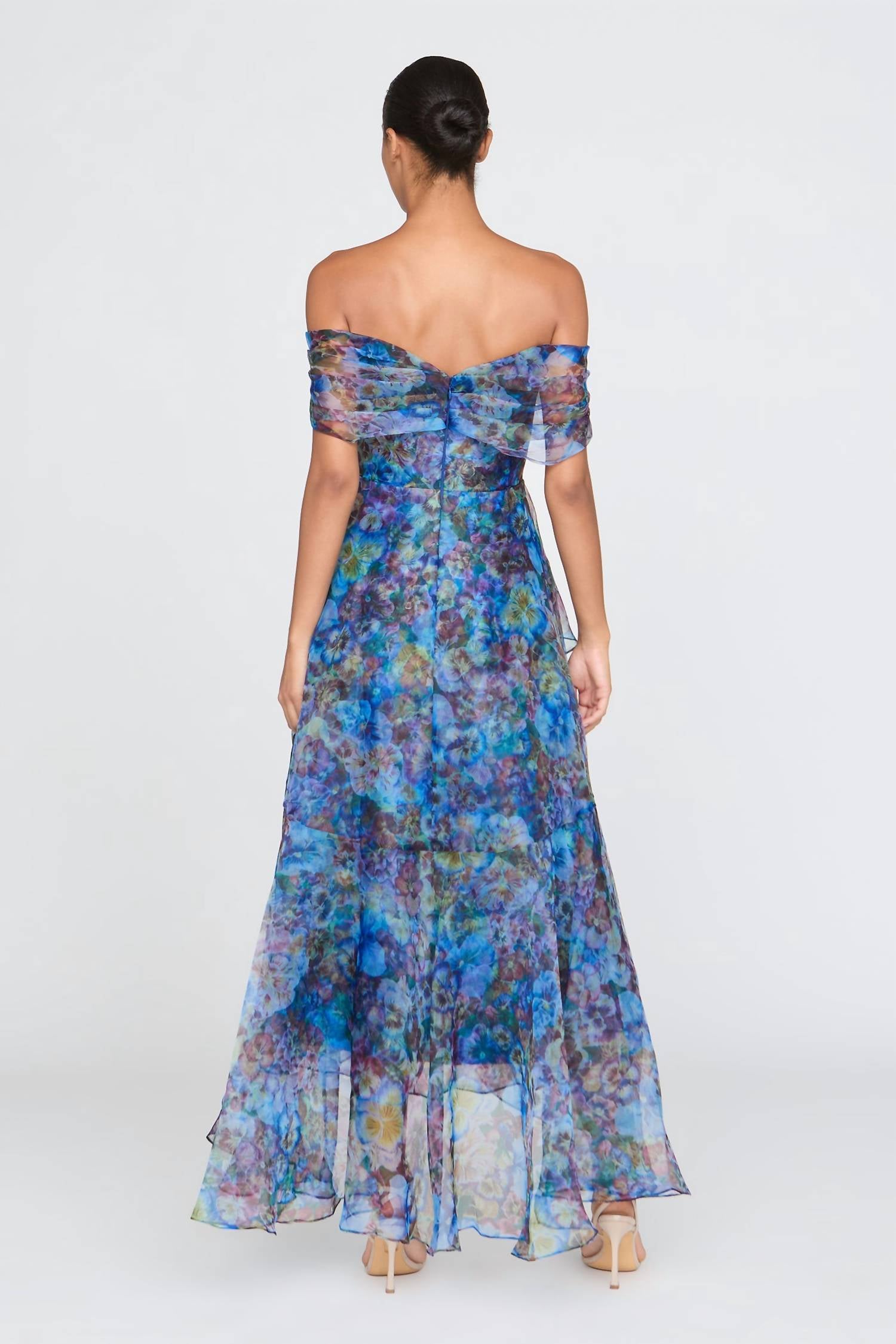 Theia - Alona Off Shoulder Gown