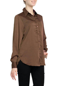 Magaschoni - Silk Button-detail Top