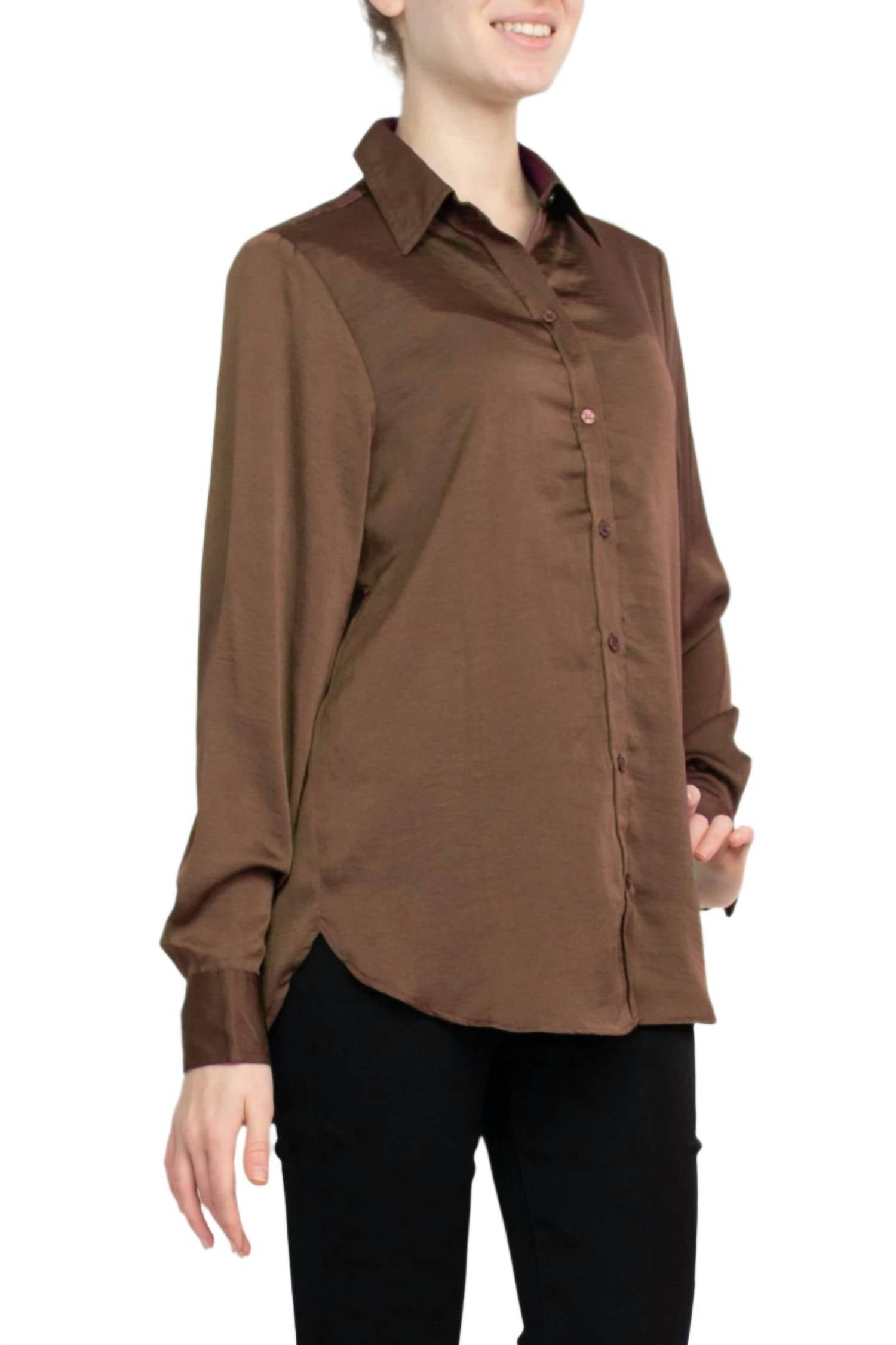 Magaschoni - Silk Button-detail Top