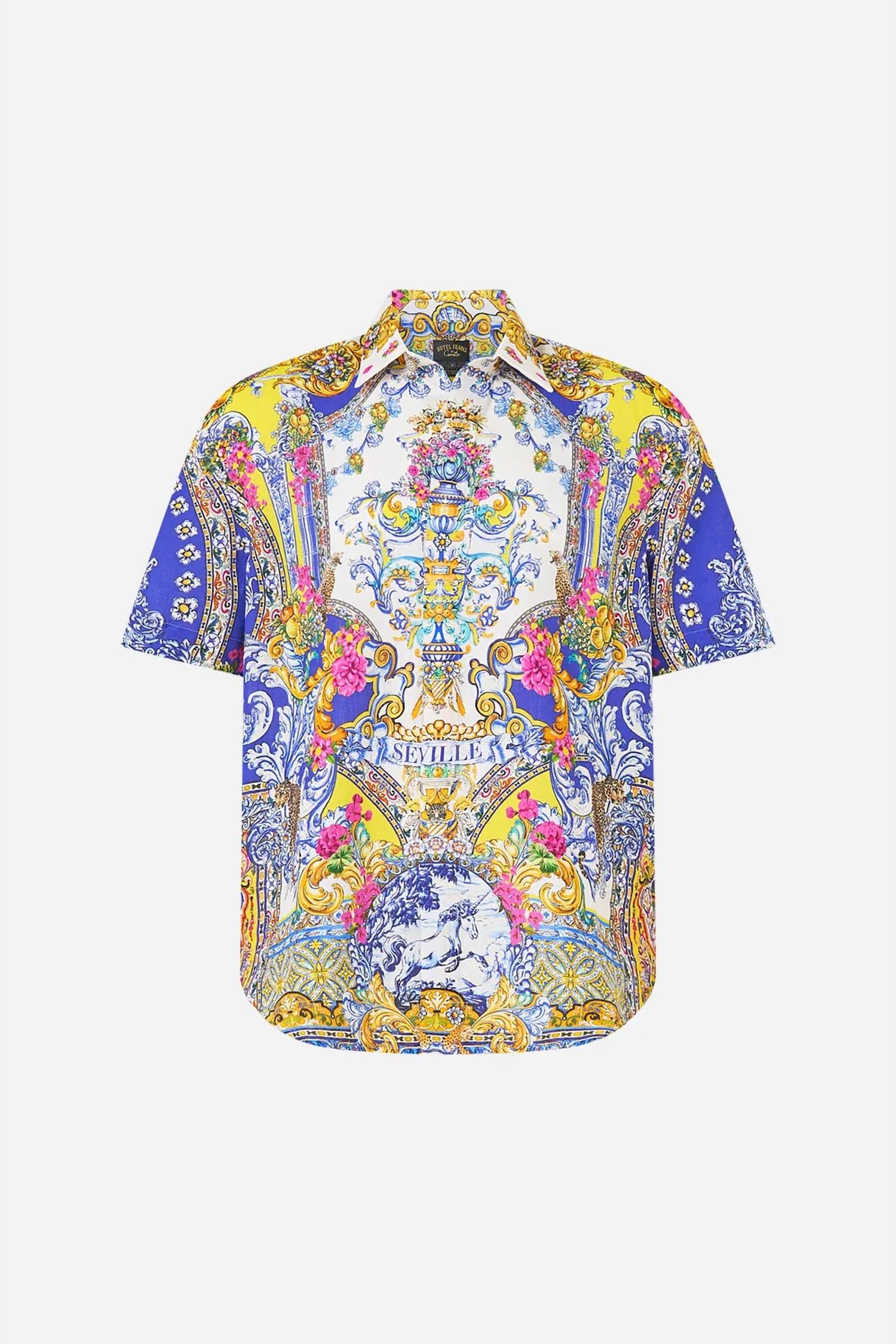 Camilla - Short Sleeve Oversized Shirt