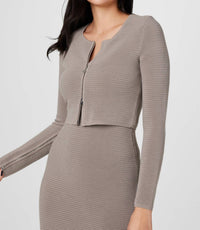 Toccin - Tasha Zipper Crop Cardigan