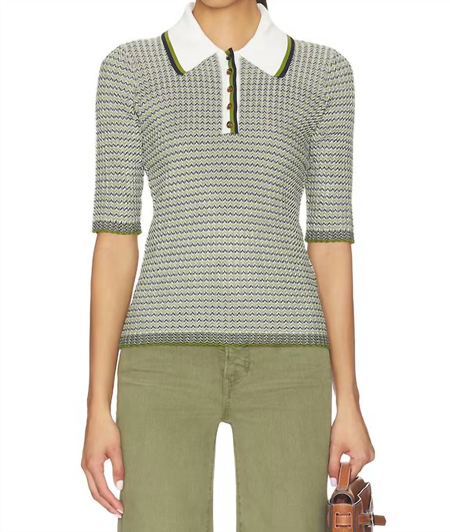 Veronica Beard - Soza Polo Top