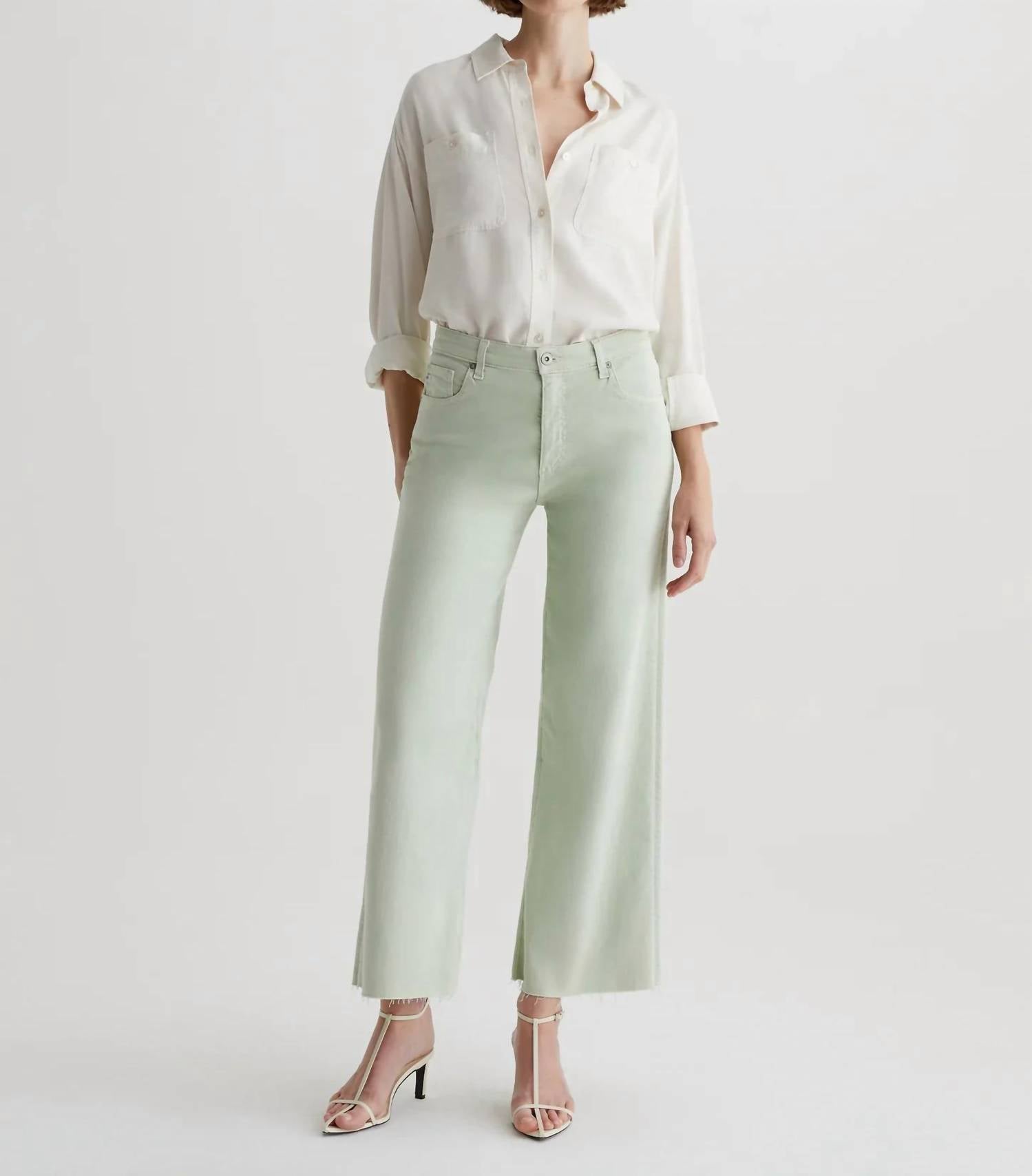 Ag Jeans - Saige Wide Leg Crop Jeans