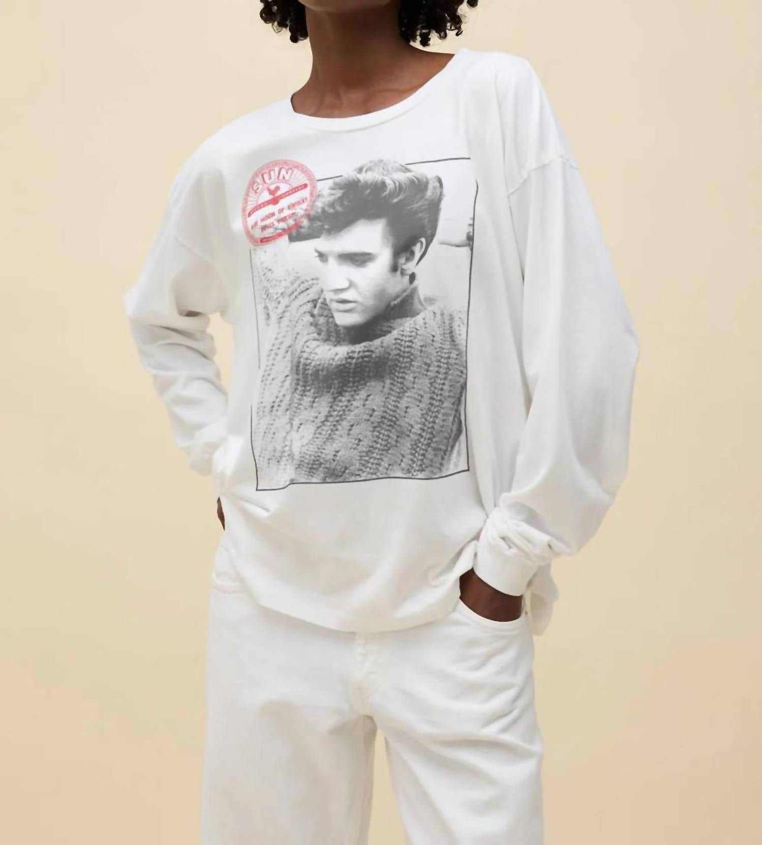 Daydreamer - Sun Records X Elvis Relaxing Merch Long Sleeve Top