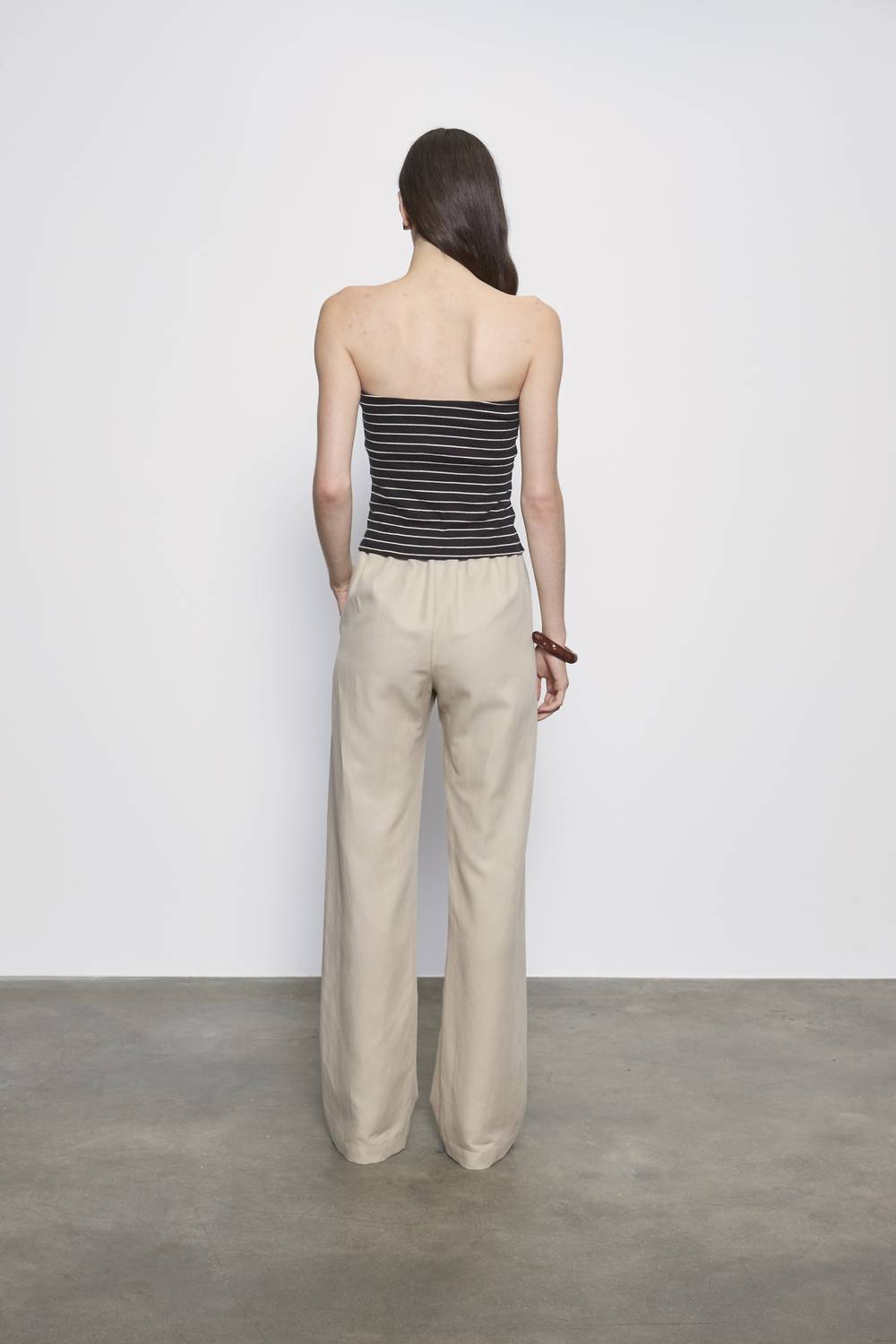 Enza Costa - COTTON STRIPE CLASSIC BANDEAU TOP