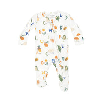 Angel Dear - Kid's Nature Abc's 2 Way Zipper Footie