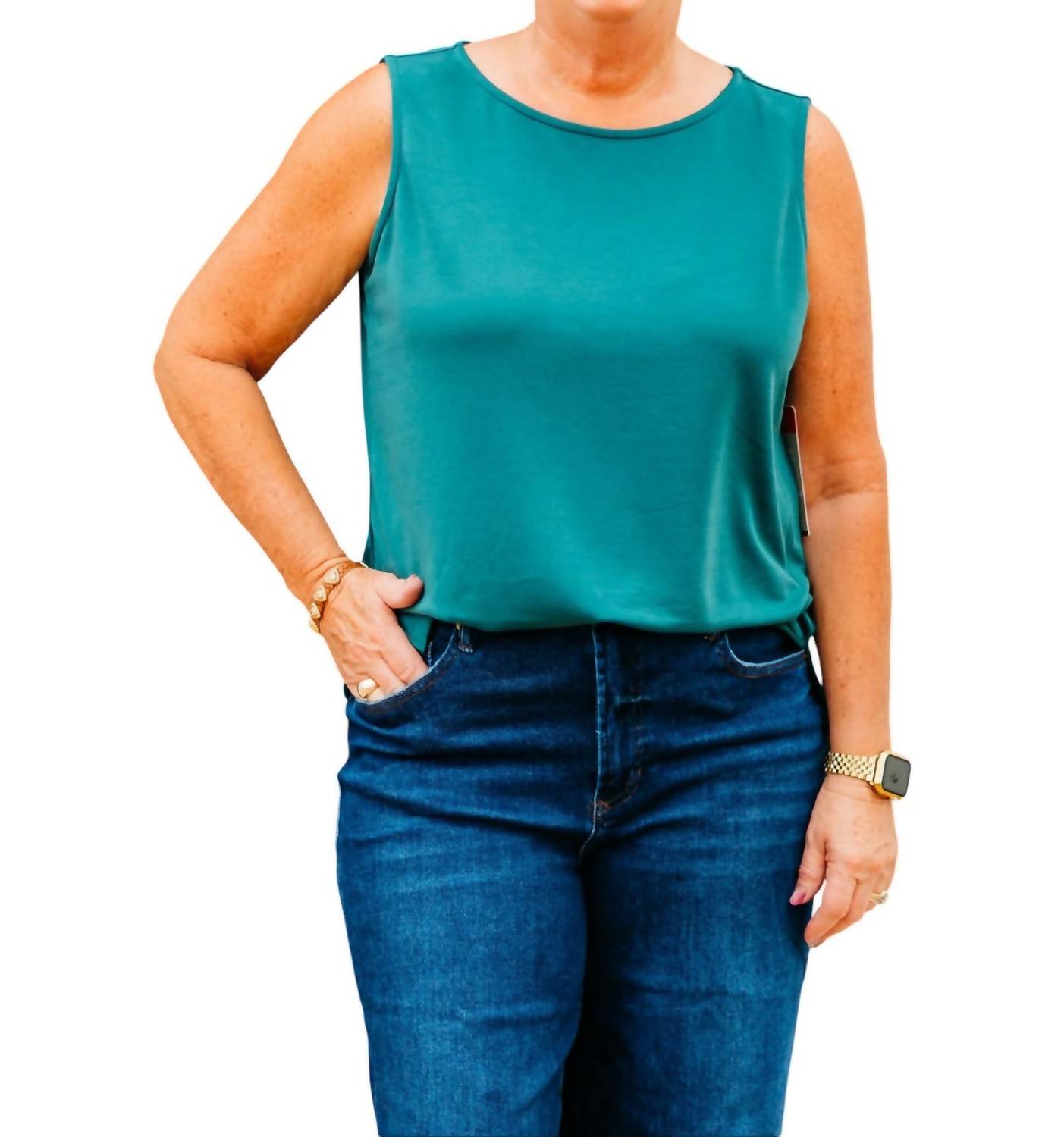 Multiples - High Neck Tank Top