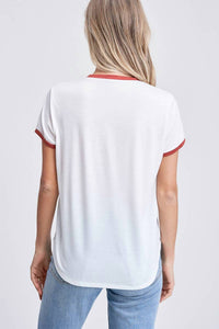 Phil Love - The Rodeo Stripe Ringer Tee