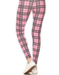Love It - Valentine's Kids Plaid Leggings
