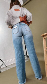 Risen - Wilder Wide Leg Mid Rise Jean