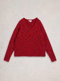 White Stuff - Textured V Neck Sweater