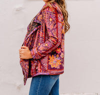 Johnny Was - Joan Wrap Binded Sherpa Jacket