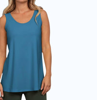 Sympli Reversible Go To Tank Top - Plus in marine - women's tank top
