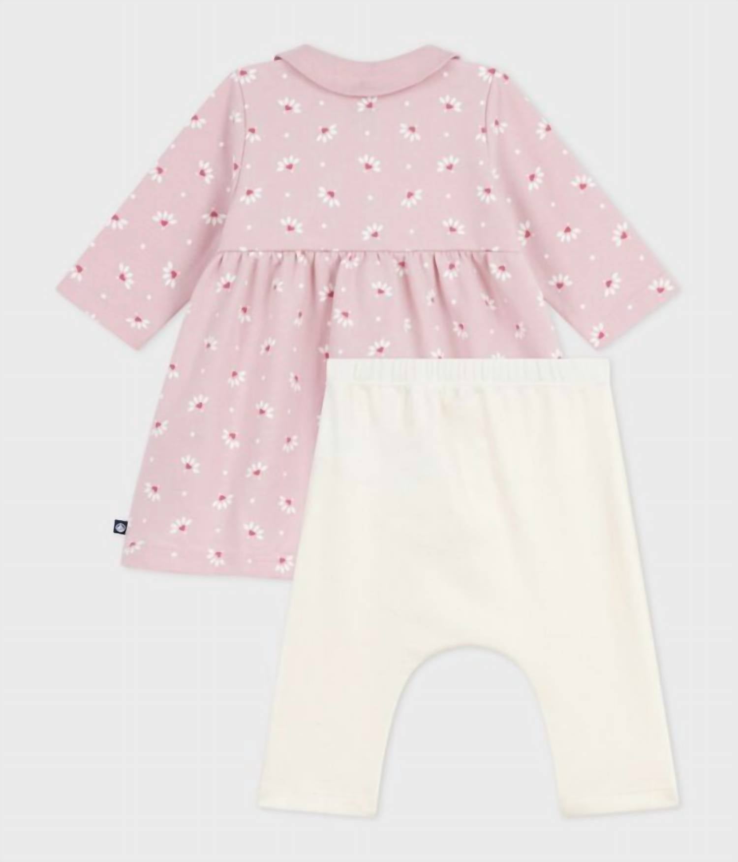 Petit Bateau - Girl's Lily Dress & Leggings Set