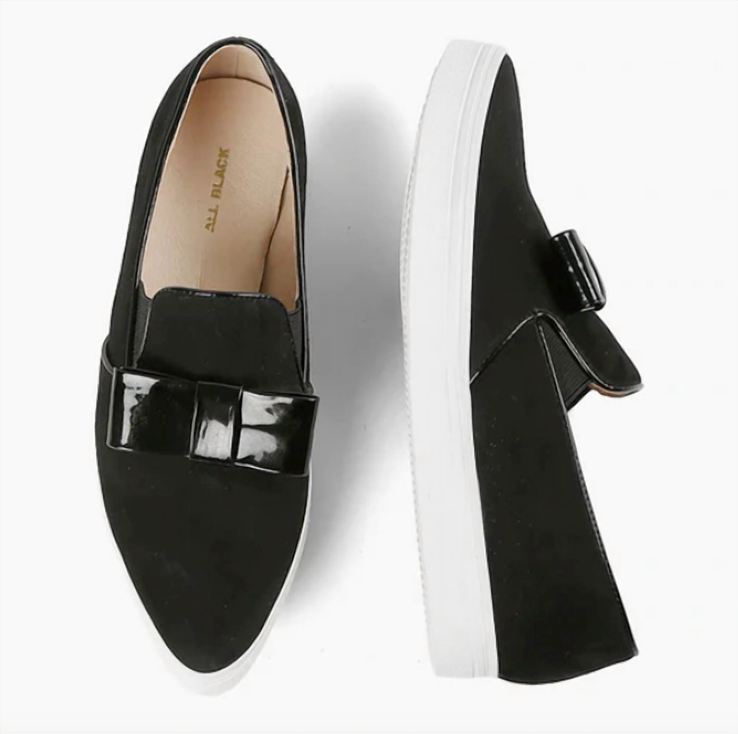All Black - Women's Tux Sneakers