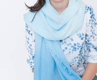 Blueberry - Dip Dye Scarf