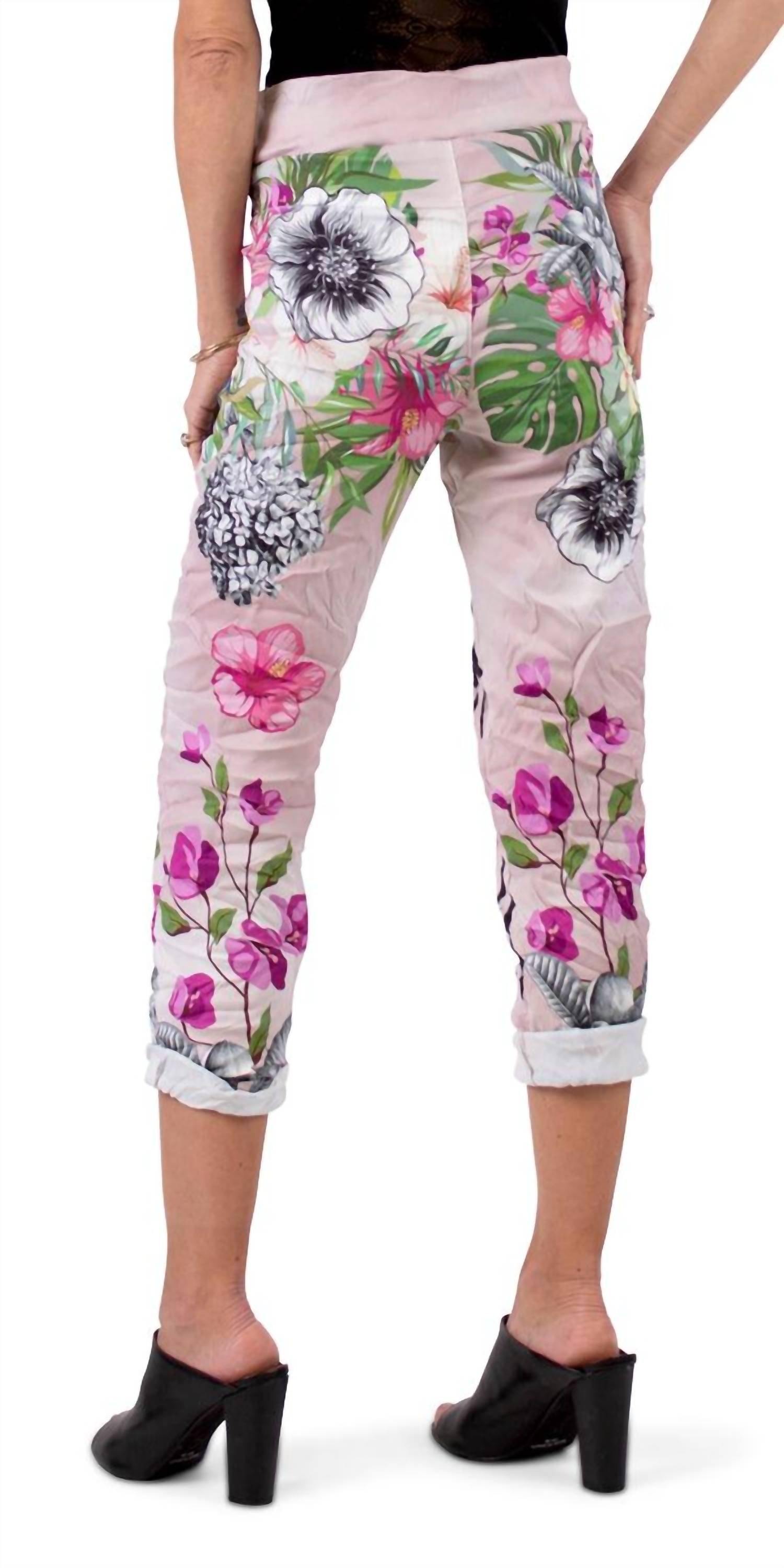 Gigi Moda - Celina Floral Tropical Pants