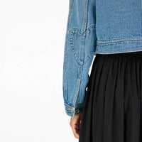 KERRI ROSENTHAL True Denim Jacket in blue - women's jacket - view 4