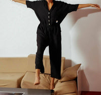 L.F. Markey - Maxim Short Sleeve Jumpsuit