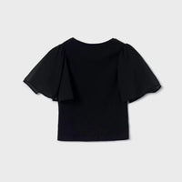 Mayoral - Girl's Fluster Sheer Sleeve Top