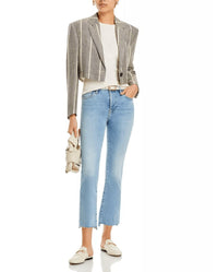 Frame - Le Crop Mini Boot Step Fray Jean