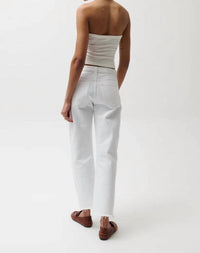 Pistola - Lexi Mid Rise Bowed Straight Jeans