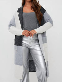 Esqualo - Blocks Longline Cardigan