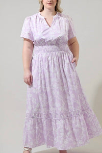 Sugarlips - Emme Floral Demie Smocked Maxi Dress