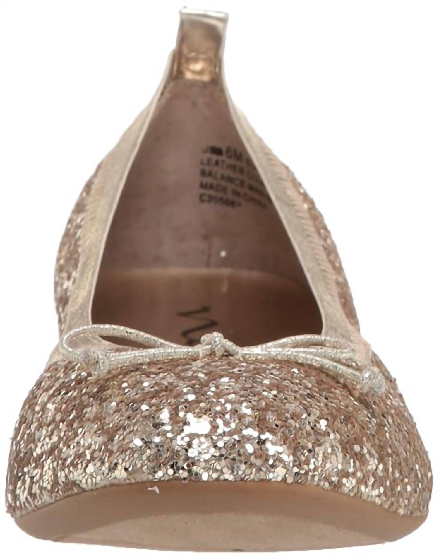 Nina Girls Esther Ballet Flat Shoes in platino chunky - kids' shoe - view 5