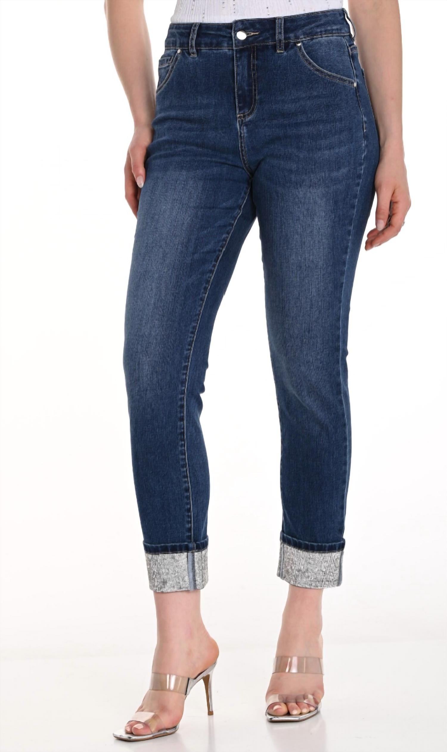 Frank Lyman - Sparkle Cuff Jean