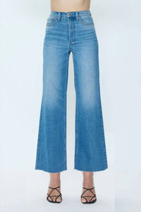 Pistola - Lana Crop High Rise Ultra Wide Leg Jeans