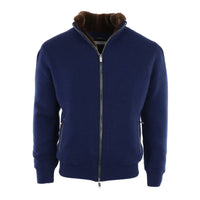 Pashmere - Men's Cashmere Bomber Lined With Beaver Fur