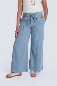 Aaron & Amber - Sunwashed Wide-leg Pants