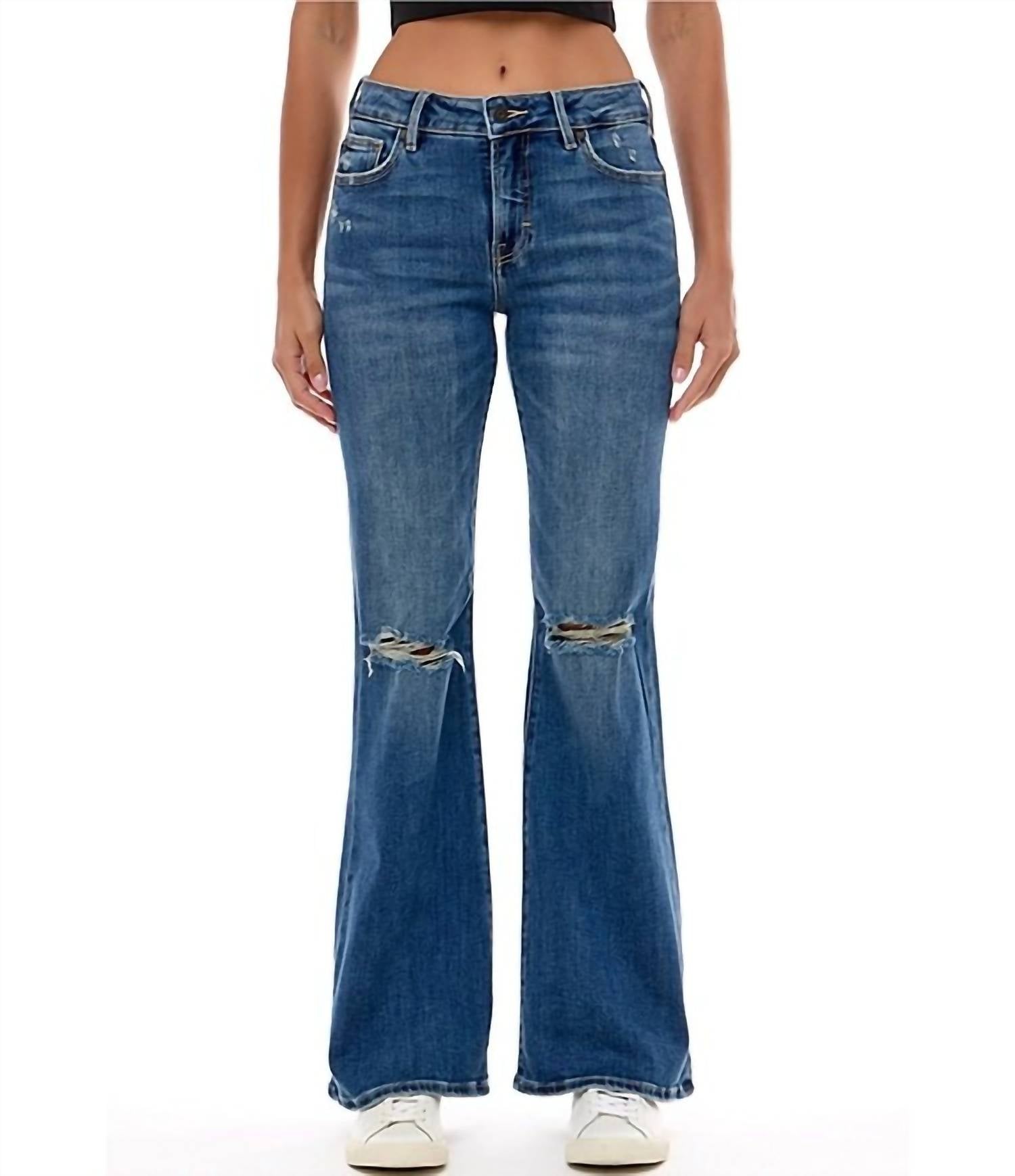 Hidden - Happi Mid Rise Flare Jeans
