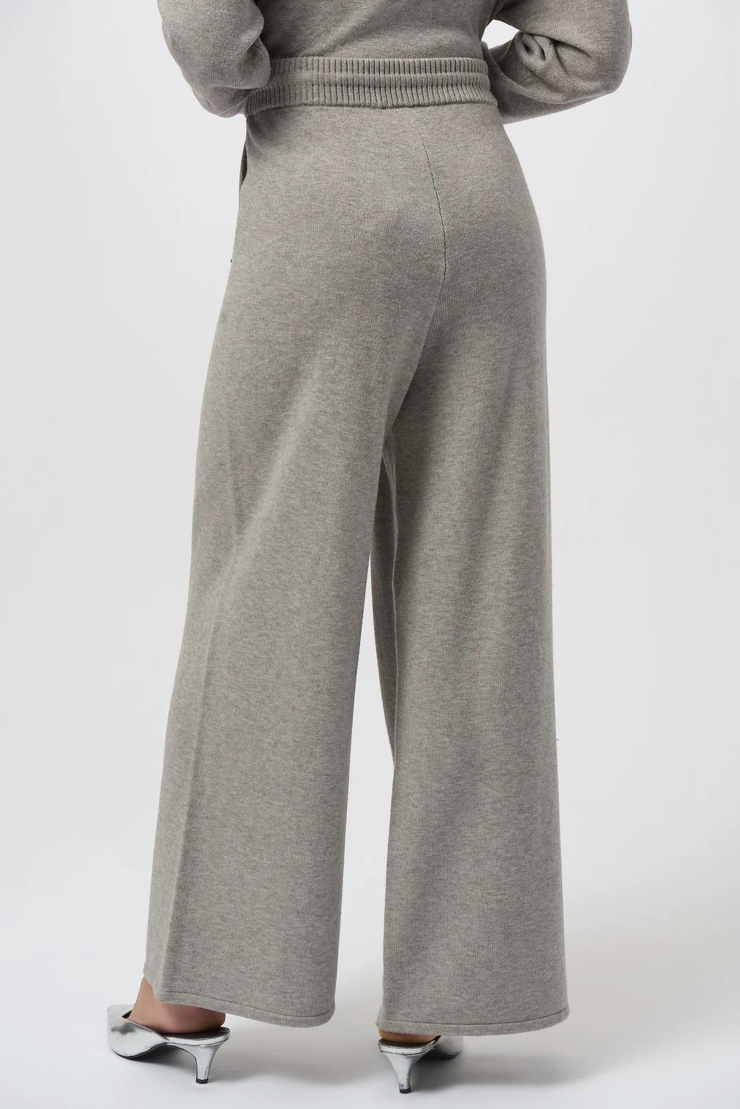 Joseph Ribkoff - Embellished Pull On Wide Leg Pants
