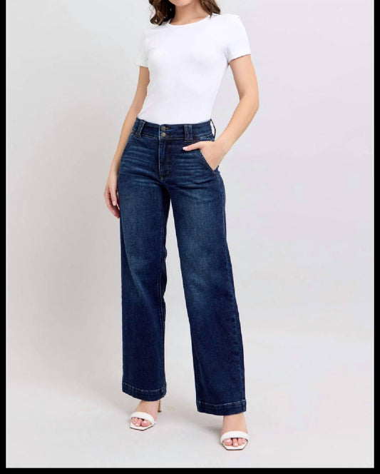 Judy Blue - Wide Leg Plus Jeans