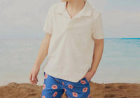 Miles Baby - Solid Terry Polo Shirt