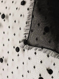 Valentino - Pussy-bow Polka Dot Mini Dress