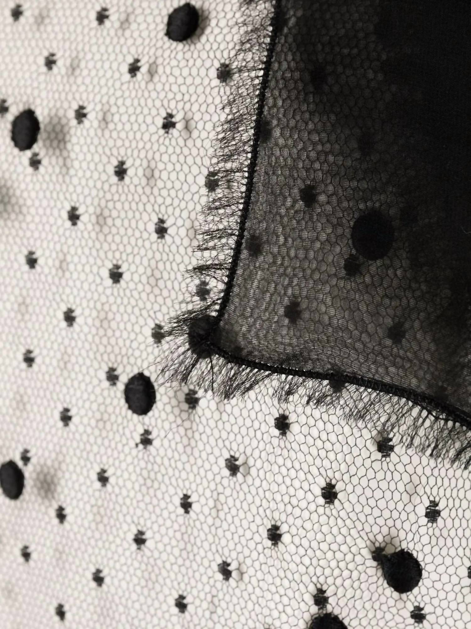 Valentino - Pussy-bow Polka Dot Mini Dress