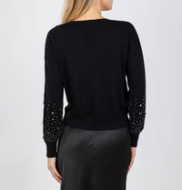 J. Society - Ximena Embellished Crew Sweater