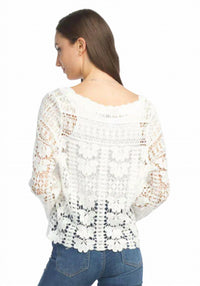 Papillon - Crochet Floral Cardigan