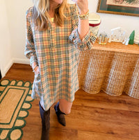 Jodifl - Classic Check Shift Dress