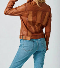 Mauritius - Sunny 2 Regular Fit Leather Jacket