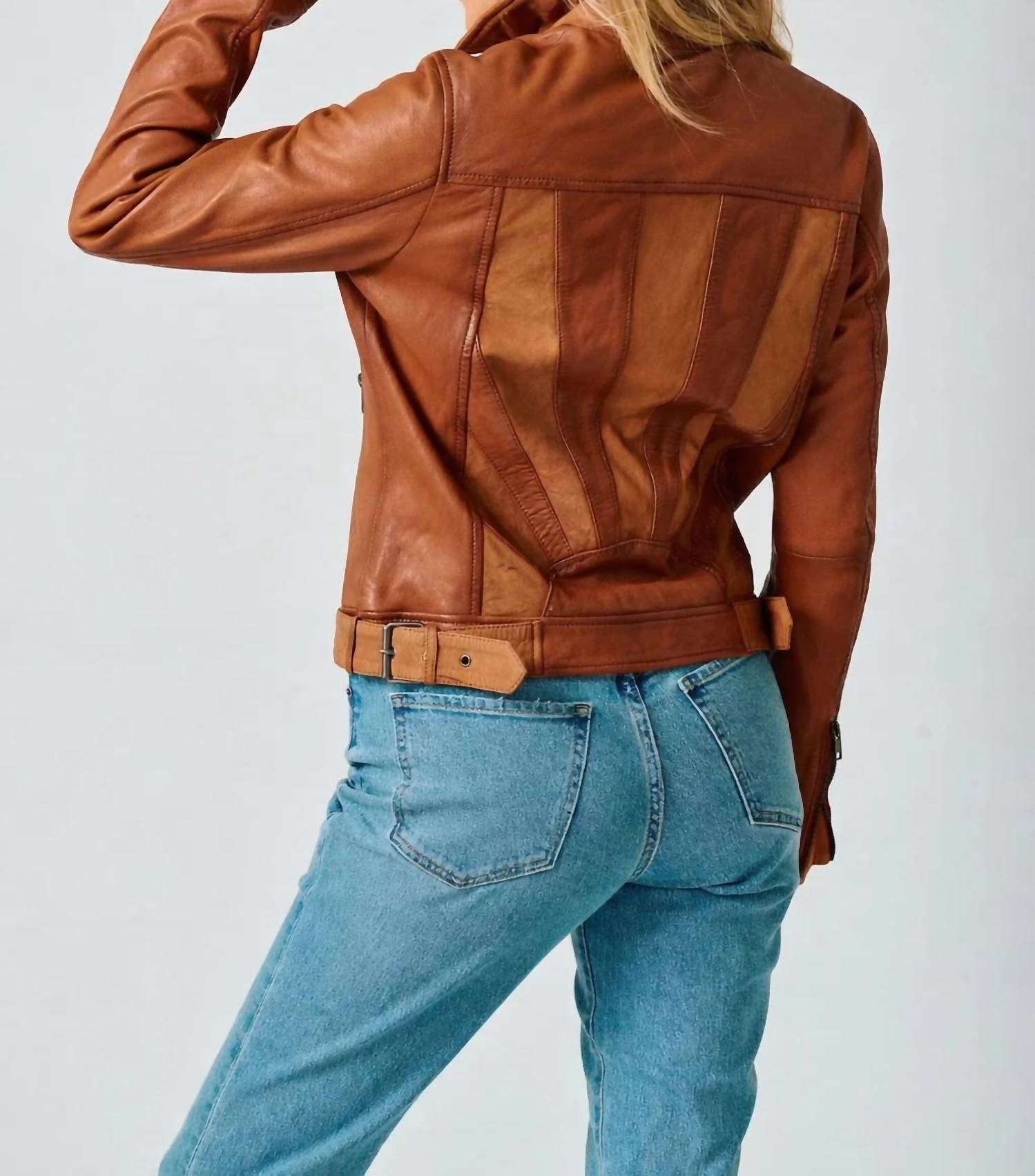 Mauritius - Sunny 2 Regular Fit Leather Jacket