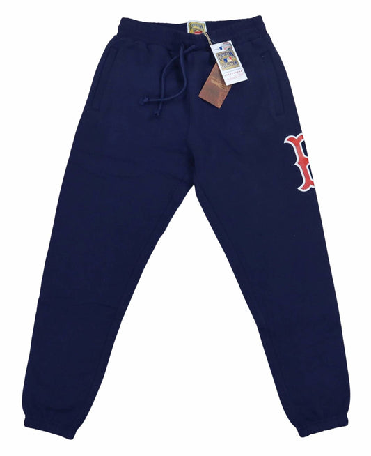 Mitchell & Ness - Men’s Cooperstown Mlb Repeat Logo Fleece Red Sox Sweatpants