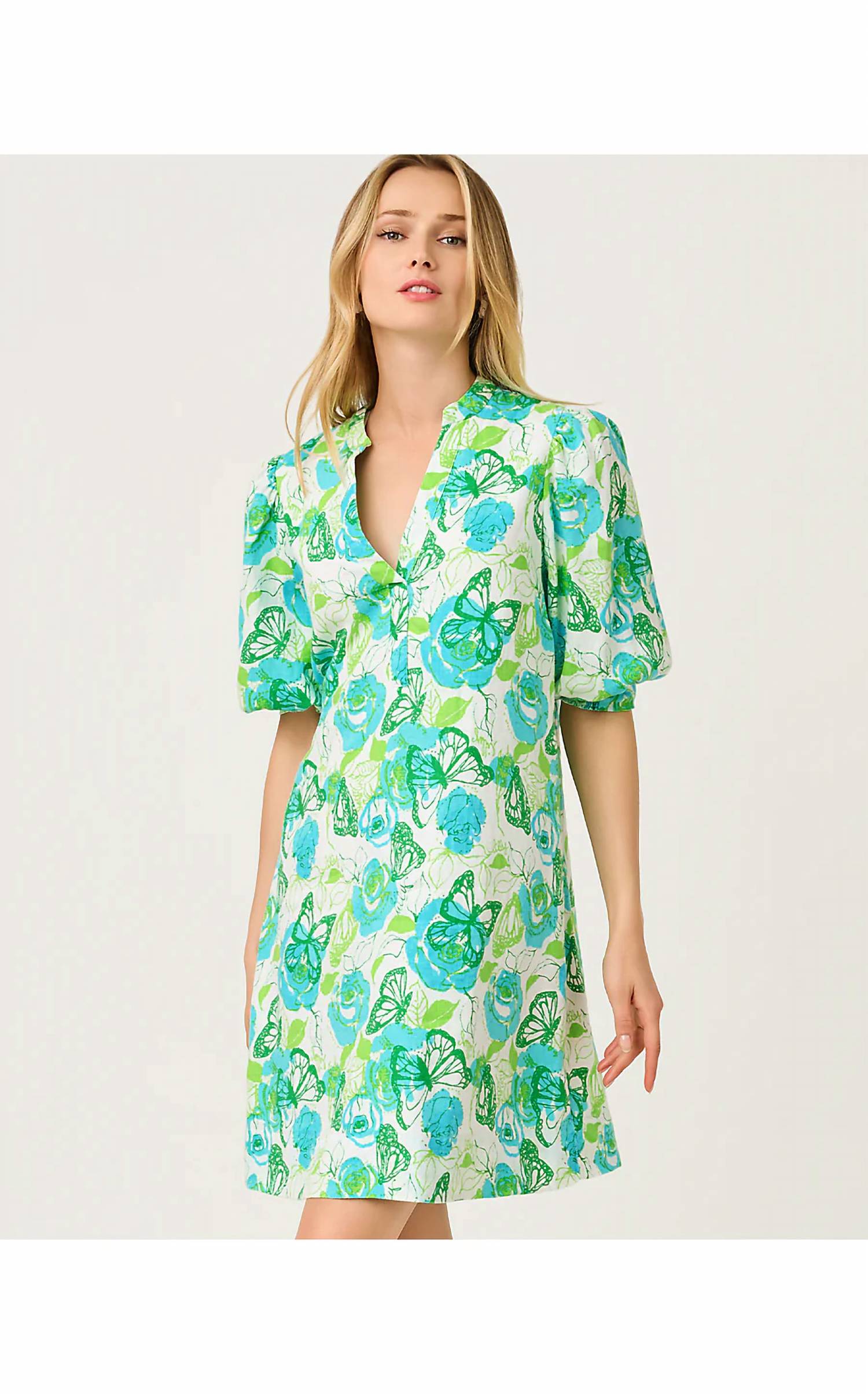 Lilly Pulitzer - Mialeigh Linen Mini Dress