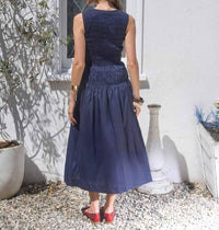Moon River - Smocked Midi Dress
