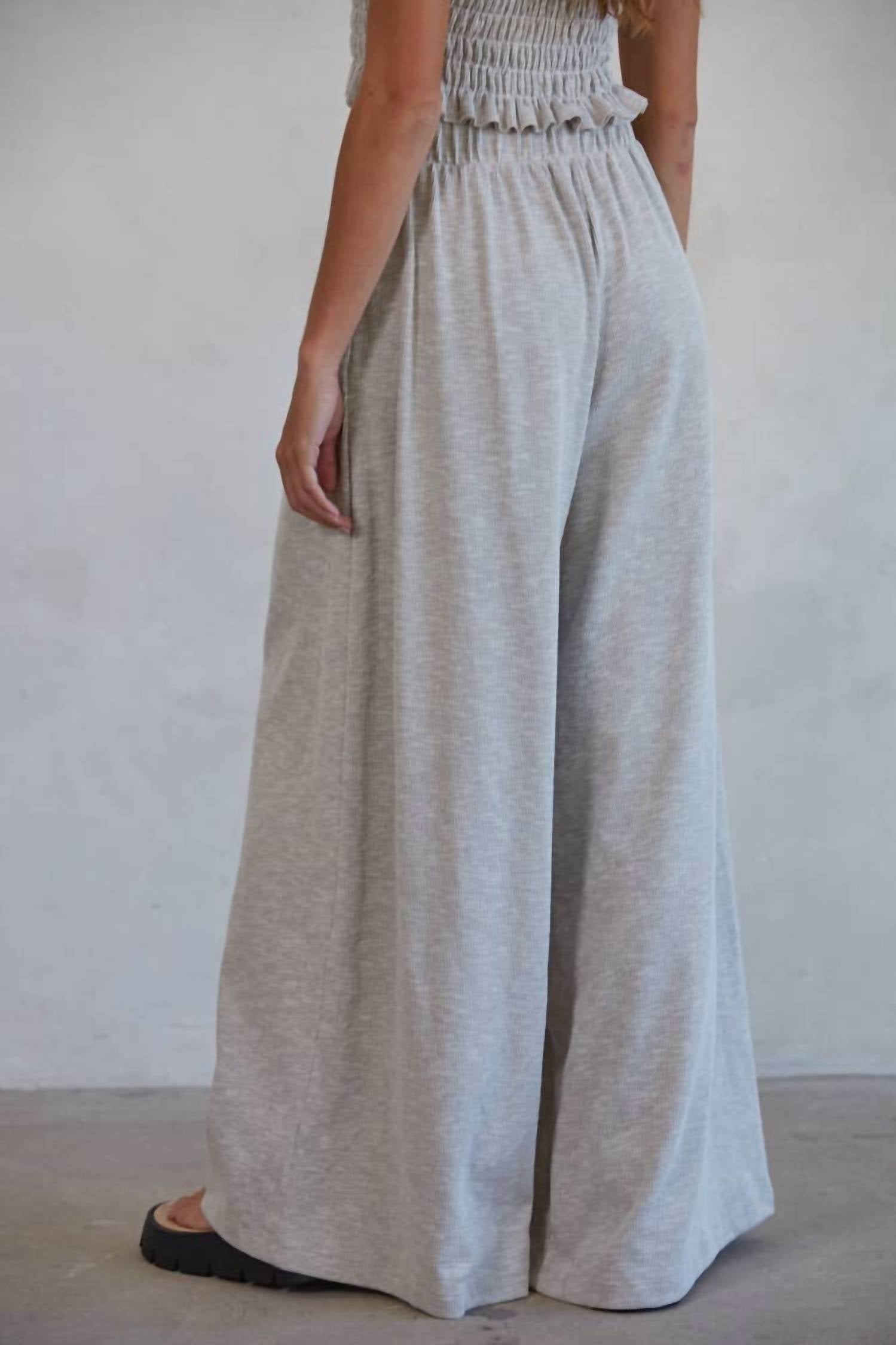 By Together - Everitt Wide-leg Knit Pants